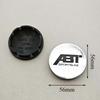 For Volkswagen 56mm 4pcs ABT Logo Car Wheel Center Caps Rims Cover Badge ABT Hubcaps for VW Golf Polo Accessories EN1