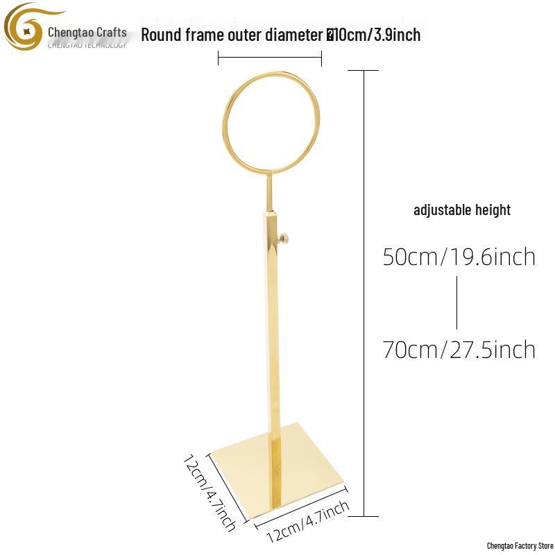 Edelstahl Verstellbare Höhe Krawatten- & Schal-Displayständer mit Weicher Dekoration und Einfacher Demontage.