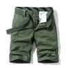 Pantaloni da uomo estivi larghi dritti casual da uomo a cinque punti