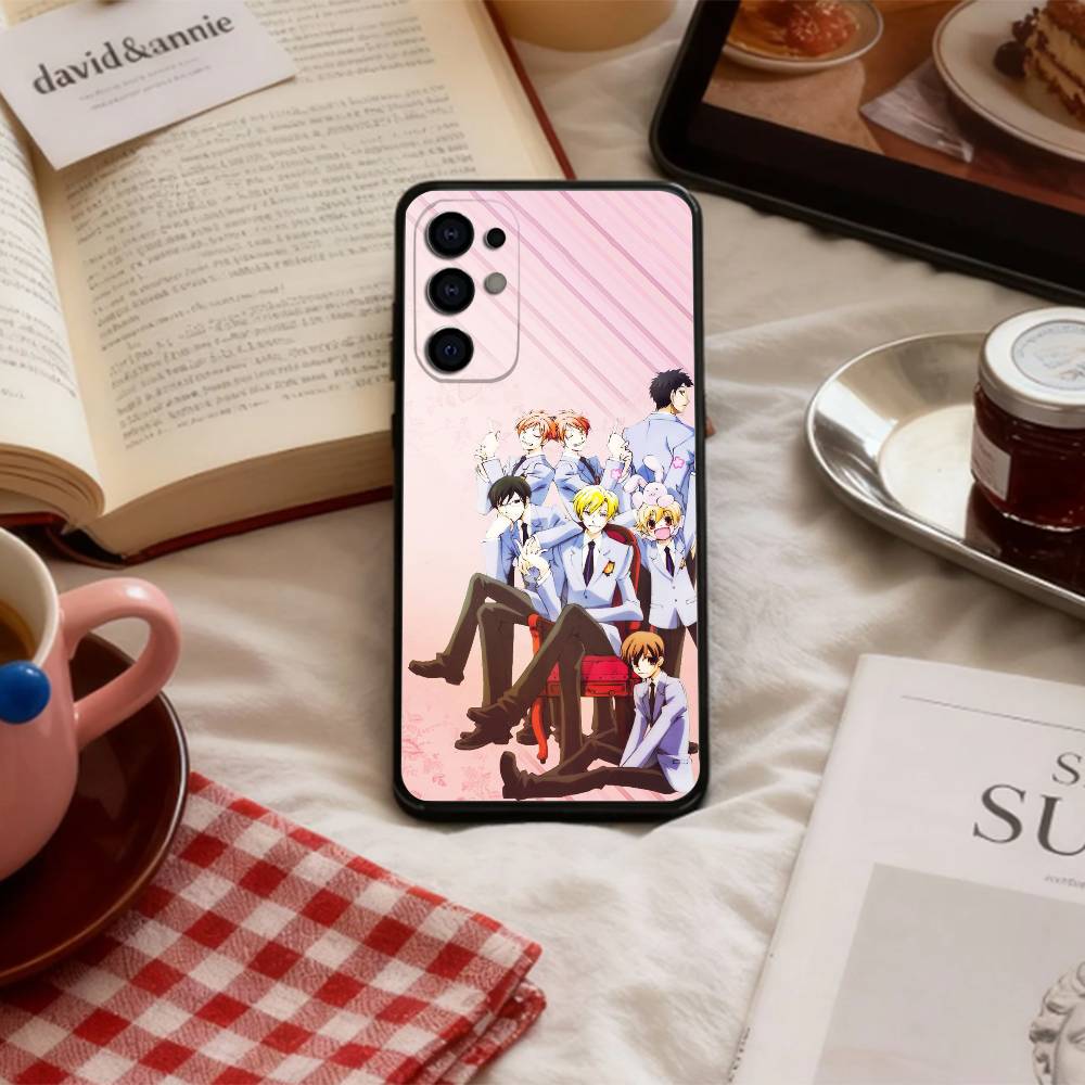 

O-Ouran High S-School Host Club Phone Case For Samsung S 25,24,23,22,30,21,10,9,Ultra,Plus,Lite,FE,4,5 G Soft Black Case Samsung S235G