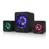 D 207 Computer Speaker USB Wired Combination Speaker Colorful LED Bass Stereo Music Player Subwoofer Speaker for