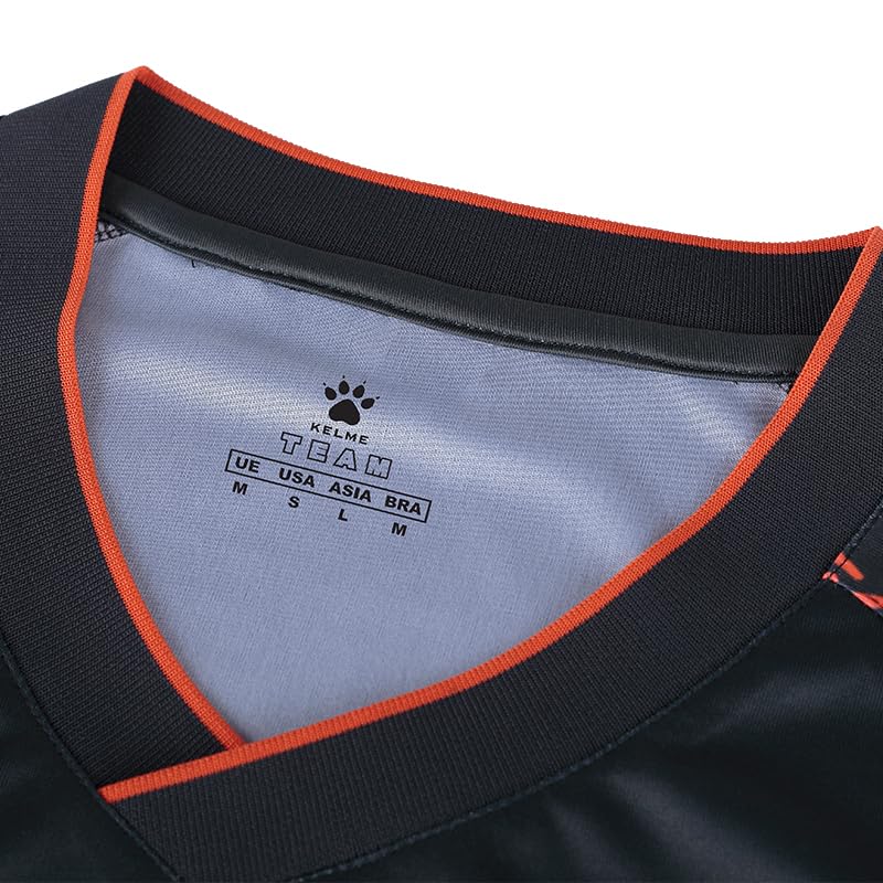 KELME Kids' Padded Goalkeeper Shirt, Youth Goalkeeper Jersey, Long Sleeve Turf Training Soccer Jersey