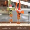 Bicycle Cable Lock Steel Cable Anti-Theft Security Bicycle Lock with Keys for Outdoor Equipment Bicycles Scooters 4