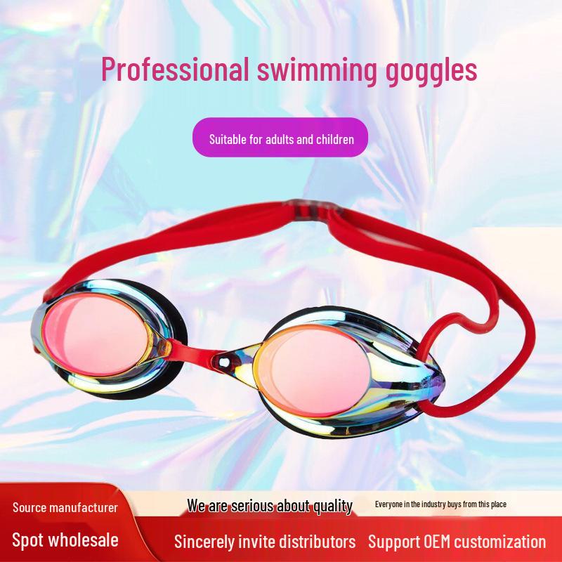 HD Anti-Fog Silicone Swim Goggles for Men and Women: Professional Racing & Training