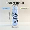 1PC Swallow Bird Love Heart Art 750ml Color Plastic Sports Water Bottle Leakproof Flip Straw Lid Suitable for Sports Office Home Use