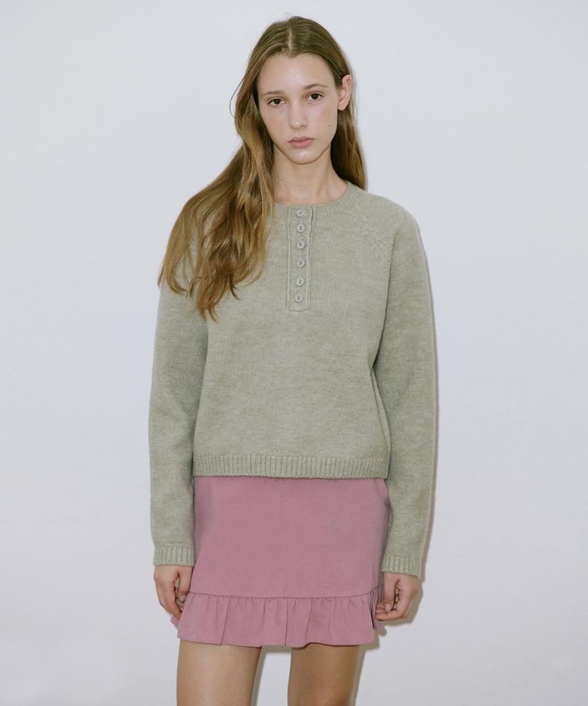 Sinun Frill Mini Skirt (Pink)