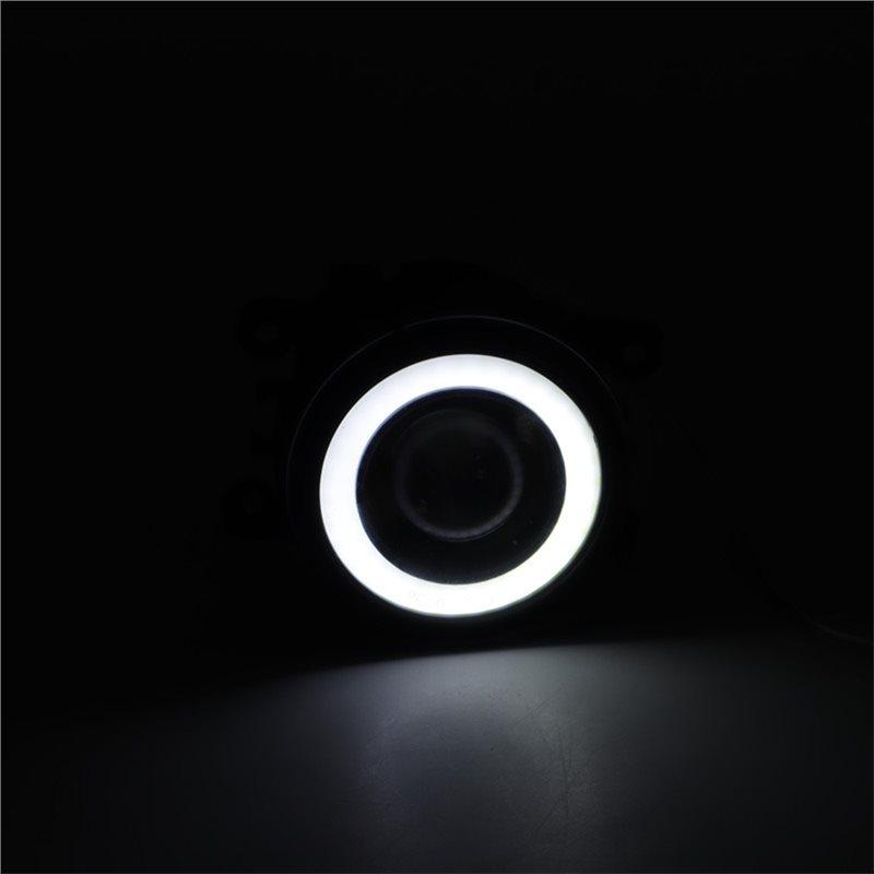 Durable-1Pair LED Fog Light Angel Eye Daytime Running Lights For Subaru Forester 2014 2015 2016 LED Lens Fog Light White