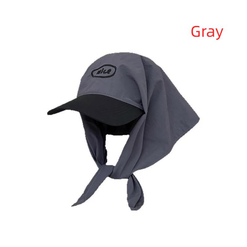 1Pcs Spring Summer Casual Sport Cap Adult Bandana Baseball Cap For Woman Men Outdoor Visor Hat With Adjust Headscarf