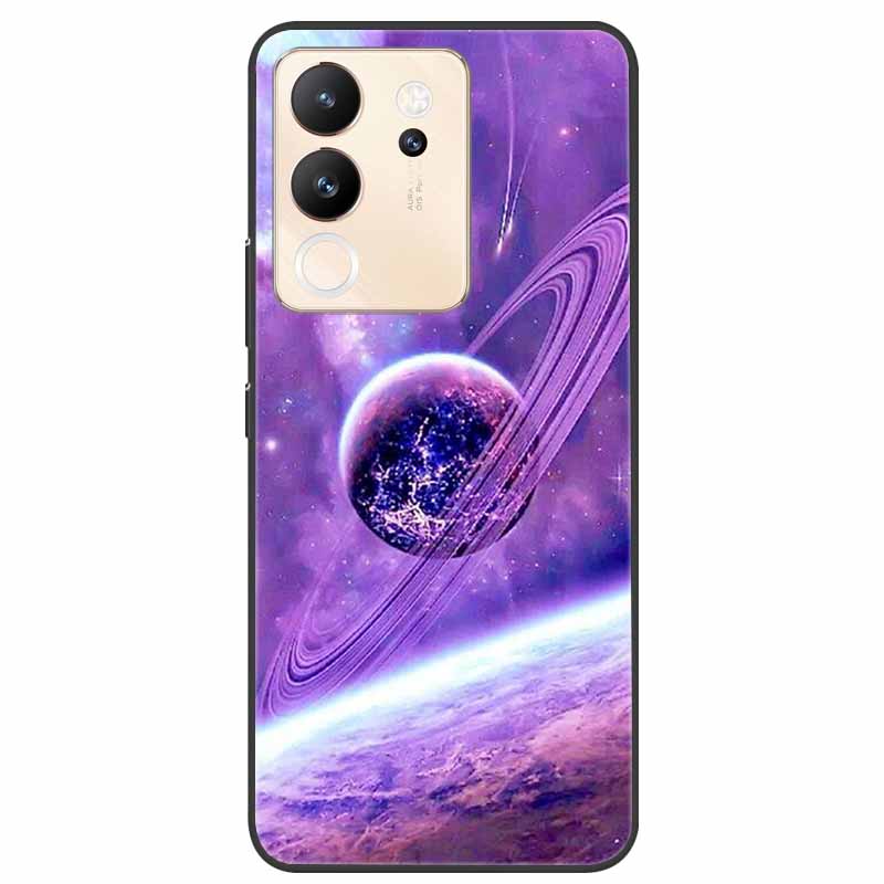 For Vivo V30 Lite Case 6.67'' Silicone Painted Soft TPU Protective Cover for Vivo V 30 Lite 5G Phone Cases V30Lite V2314 Cartoon