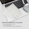 70 Pcs Keyboard Sticker for Long Nails Universal Nail Art Keyboard Bubbles Self-Adhesive Silicone Typing Keycaps for Office Girls Gaming