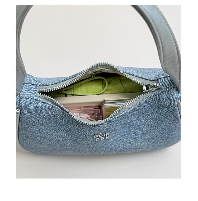 Chic Color Block Underarm Bag: Personalized Single Shoulder & Crossbody Handbag for Casual Wear