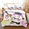Tokoyami Towa Kawaii Cartoon Graphic Bedding Include 1 Duvet Cover + 2 Pillowcases Comfort Bedroom Decoration