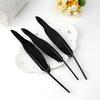 20-30Cm Long Black Feathers For Crafts Turkey 10Pcs Plumas Decoration Big Pheasant Tail Piume Hat Vases Carnival House Curved