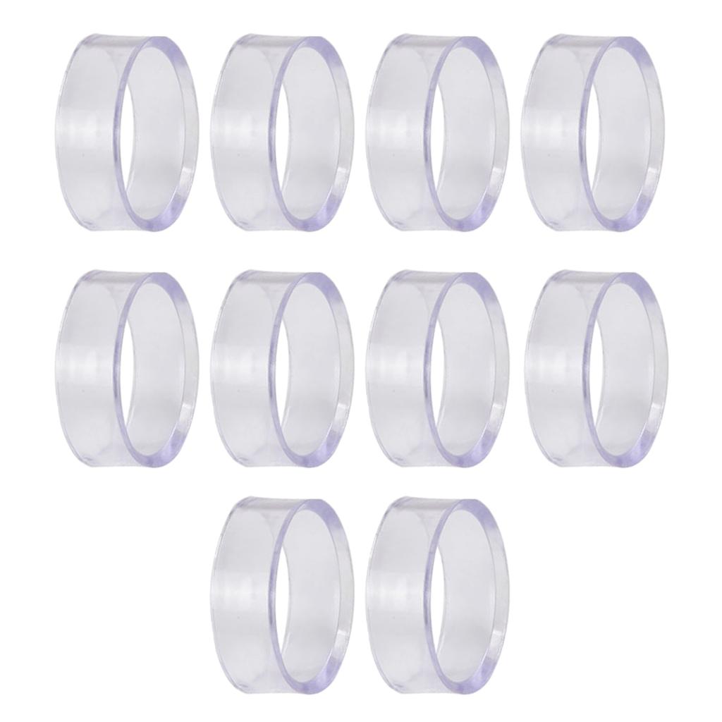 10Pcs Baseball Stands Plastic Round Display Stand Clear Rings Plastic Display Holders Sphere Stand for Baseball Tennis