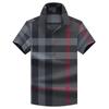 Camisa de Manga Larga para Hombre Versión Coreana Ajustada Camisa de Pulgadas para Hombre Casual Versátil Algodón Puro a Cuadros Hombre