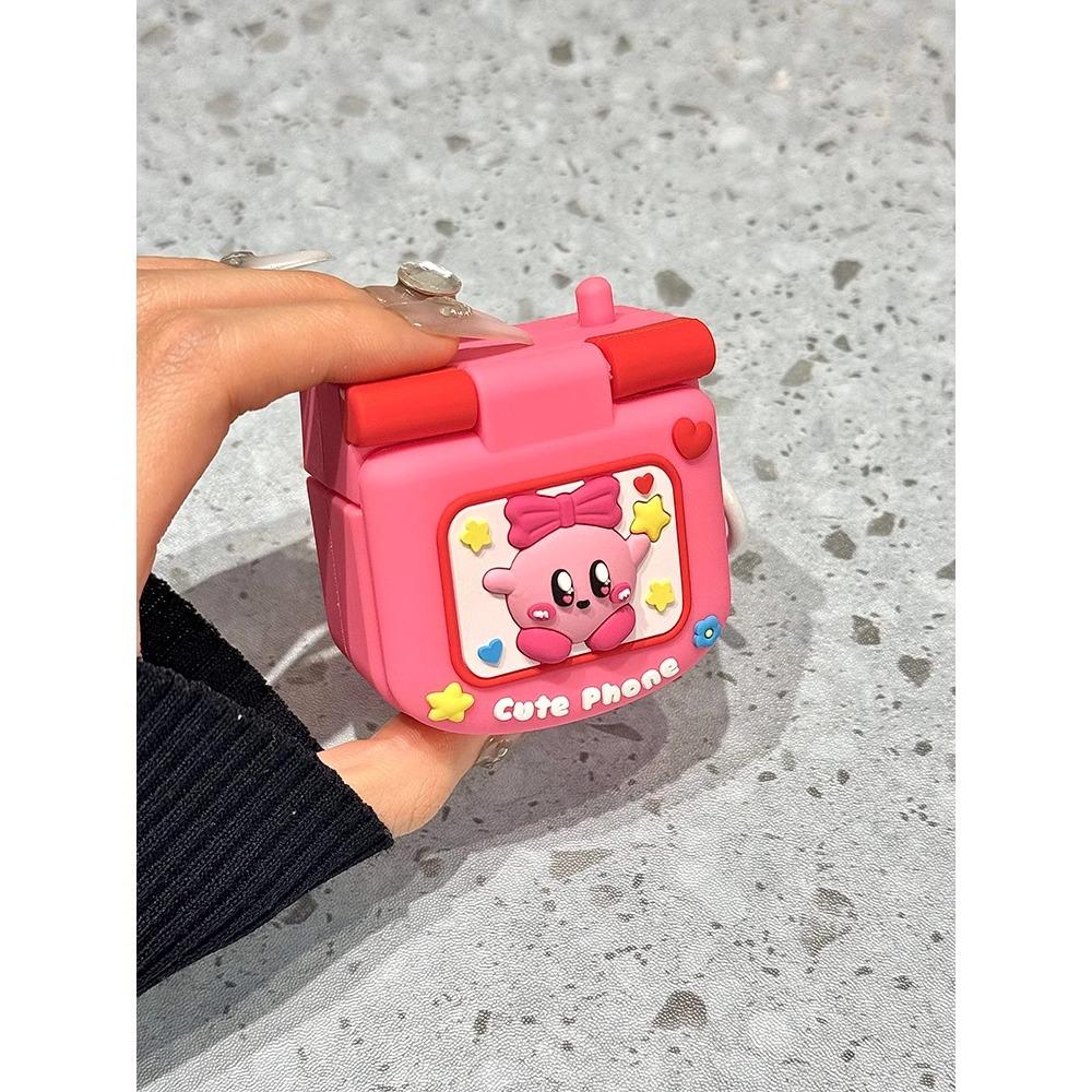 Cute cartoon star Kirby airpodspro1 silicone protective case new 1st generation earphone case 11th generation