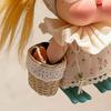15cm Crybaby Doll Outfit Beach Vacation Set Skirt Headscarf Bib Basket Accessory
