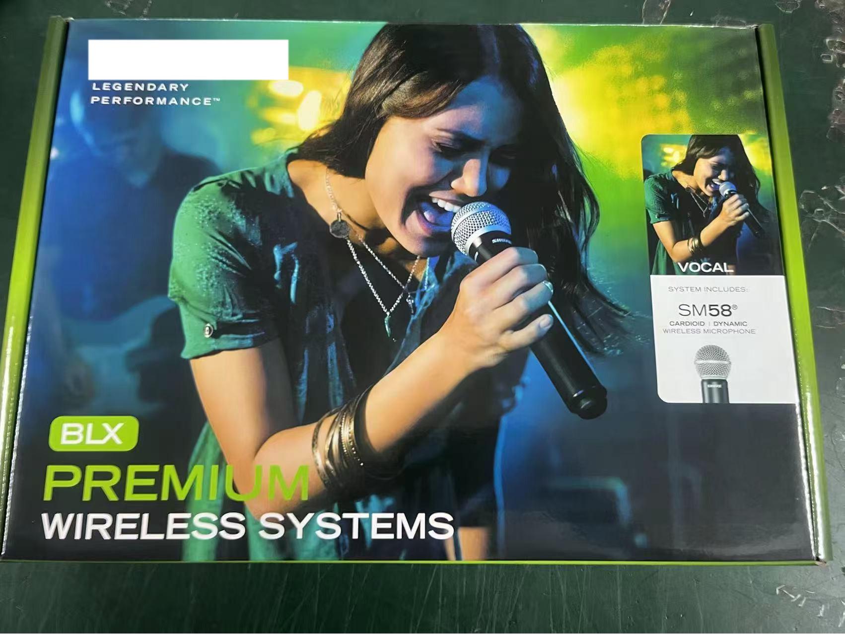 

BLX4 SM58 Handheld Wireless Microphone System EU Power Supply