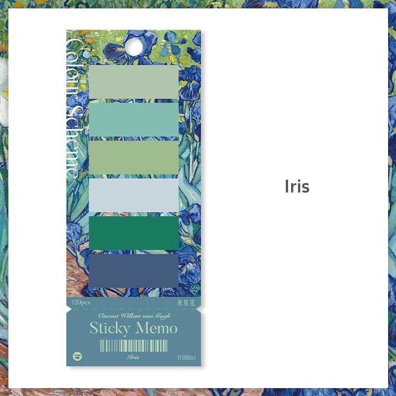 

Кольорова схема Sticky Notes 120 аркушів Художник Живопис Блокнот Самоклеючі покажчики Наклейки Етикетка