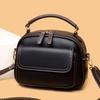 Versatile Retro Women Shoulder Bag PU Leather Large Capacity Messenger Handbag Luxury Cosmetic Bag