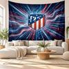 Atletico Madrid Wall Tapestry, Soft Fabric Wall Hanging, Decorative Backdrop For Bedroom Home Wall Art