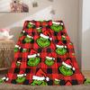 Christmas Gift Comedy Movie How the Grinch Stole Christmas blanket home warming, four season bed decoration sofa cover flannel throwing blanket K14