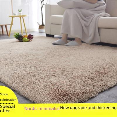 Yatak Odası, Oturma Odası veya Kanepe için İskandinav Yıkanabilir Uzun Tüylü Halı – Sevimli ve Şık Yatak Başı veya Sehpa Halısı