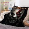 God of War Kratos Cartoon D Soft Blanket  Warm Cozy Throw for Bed Sofa Bedroom Home Picnic