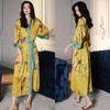 Satin Pajamas Large Size Light Luxury Ice Silk Cool Sense Pajamas Bathrobes Household Apparel