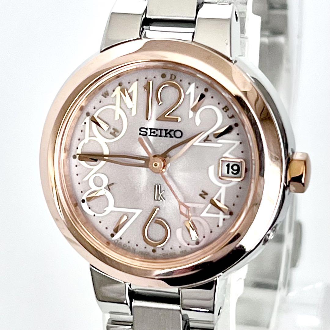 

[USED] Seiko Rukia Women s Watch, Working, Radio-Controlled Solar, s2162