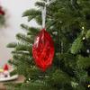 Transparent Gemstone Christmas Pendants Shining Christmas Tree Ornaments  Holiday Party Supplies