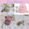 Kids Plush Bunny Ears Backpack With Breathable Lightweight Design For Kindergarten Girls