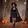 Halloween Cape and Hat Set Costume Accessory for Role Play Party