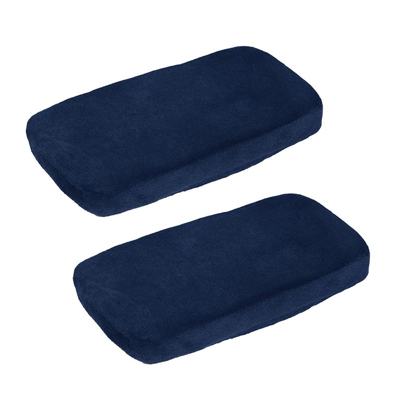 Colors Velvet Sponge Armrest Slipcover 1/2PCS Kit, Ideal for Office Chairs, Supports Elbows and Forearms