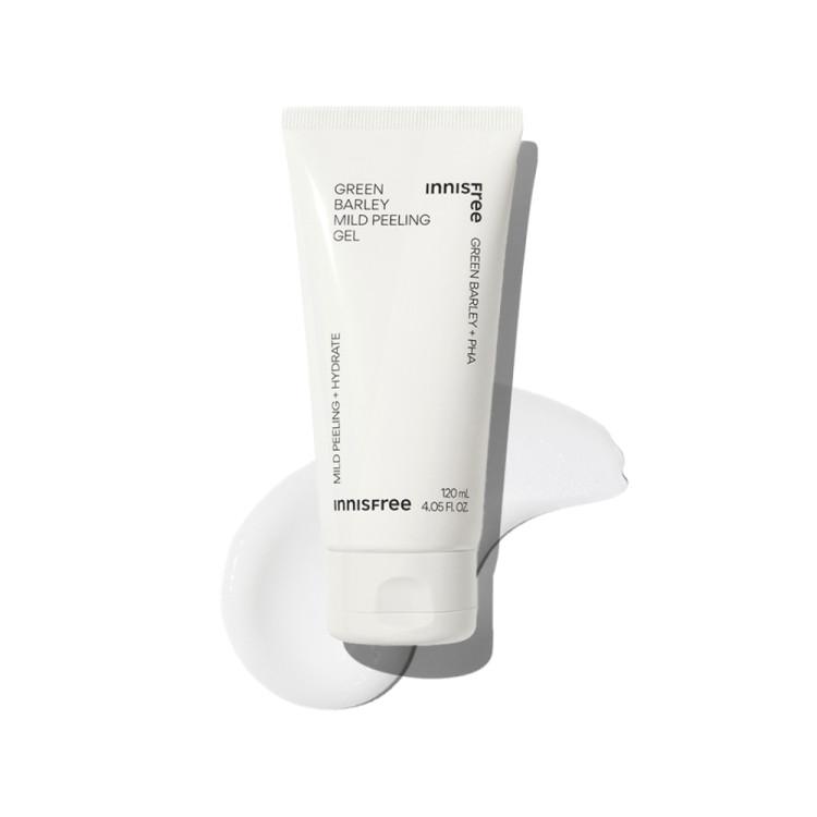 Innisfree Green Barley Mild Peeling Gel 120mL, Korean cosmetics
