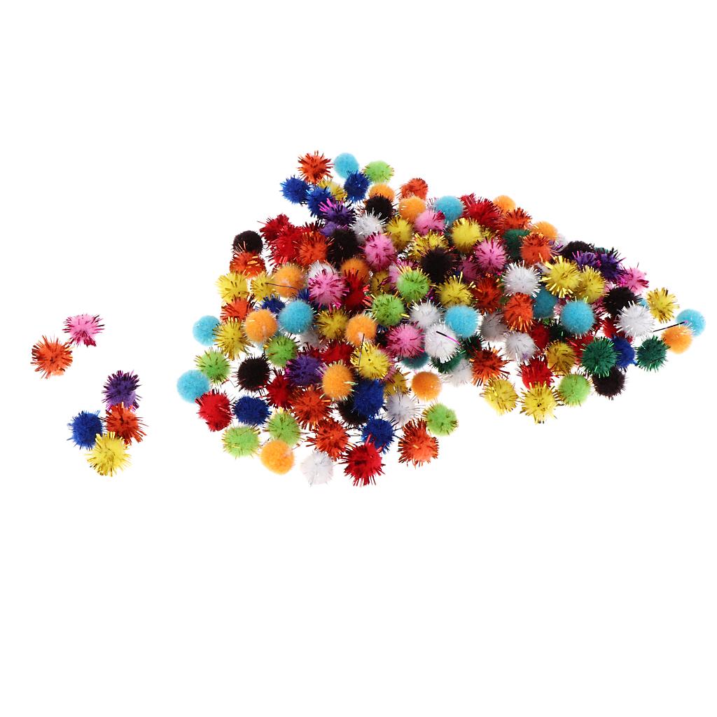 200/300 Pcs Glitter TINSEL BALLS s Cat Toys , Multicolor, as described