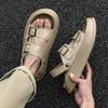 Men's sandals outer slippers men's summer non-slip casual high-end niche beach shoes 371228-J