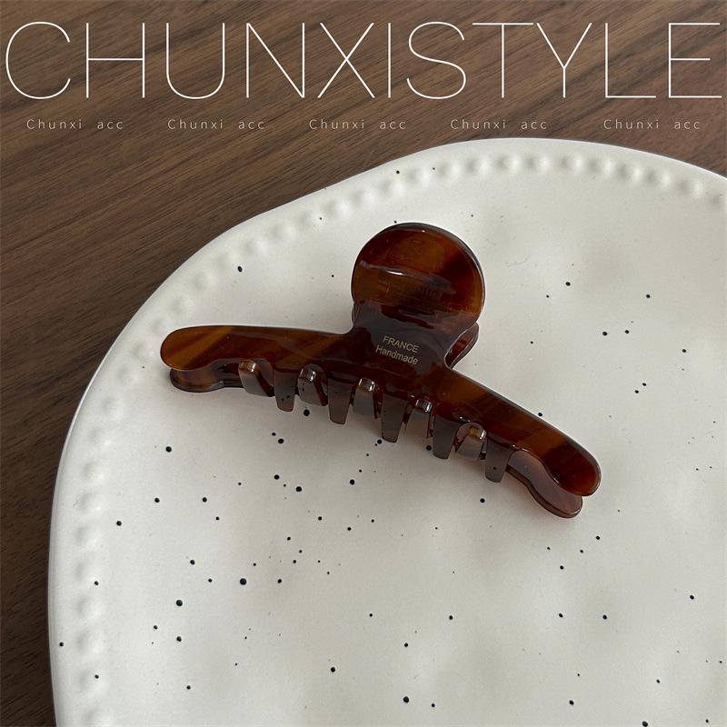 Elegant Acid Hairpin: High-Grade Korean Shark Clip for Women