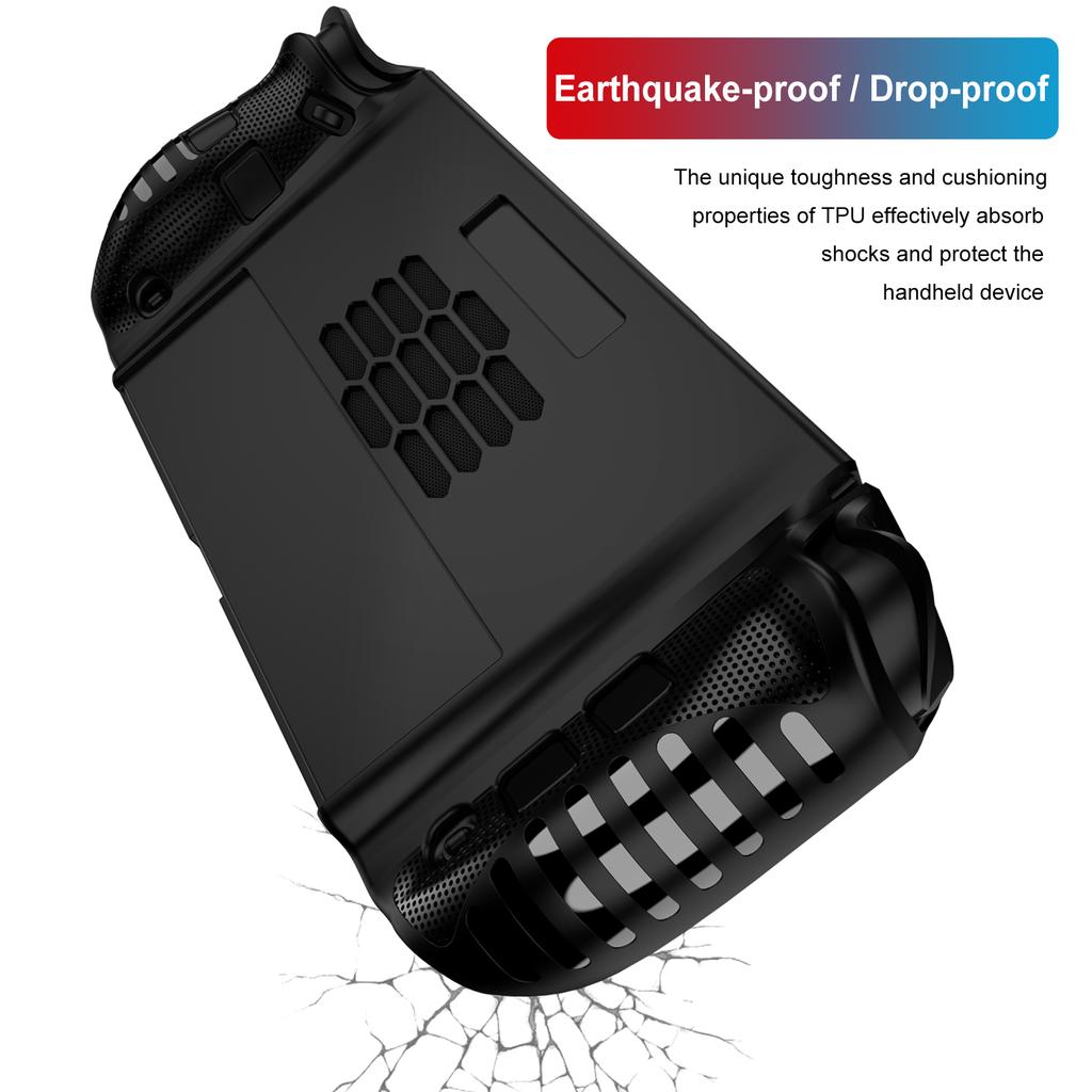 TPU Drop Protection Grip Case Ergonomic Protective Shell Anti-Drop Slim Cover Protector with Anti-Scratch Design for Legion Go 2