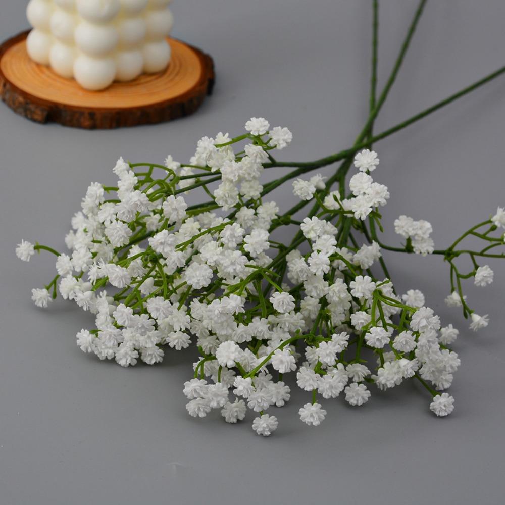 

90Heads Artificial Flowers Bouquet 52cm Plastic 7 Colors Wedding Party Decorations DIY Party Decoration Festival Supplies