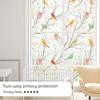 Bird Branch Colorful Frosted Non-adhesive Electrostatic  Glass  Sticker Privacy Window Film Bathroom