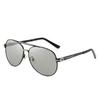 Pochromic Sunglasses UV400 Fly Light Shield Color Changing Lenses Men's Anti Glare Driving Glasses for Day and Night Use