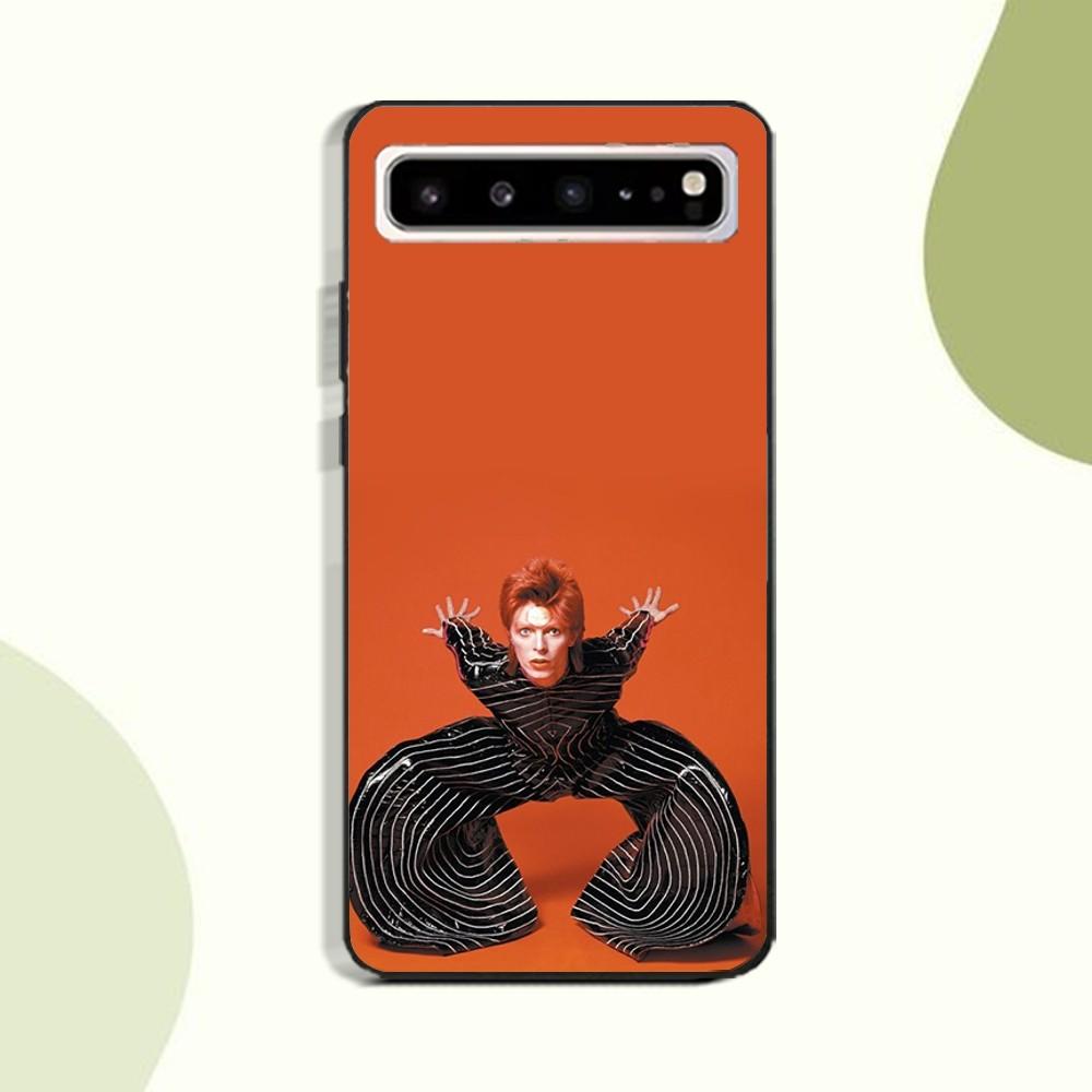 D-David B-Bowies Phone Case For Samsung Galaxy A52 A12 A51 S21 Edge S22ULTRA S23 S24 S20LITE Plus Ultra Black Cover