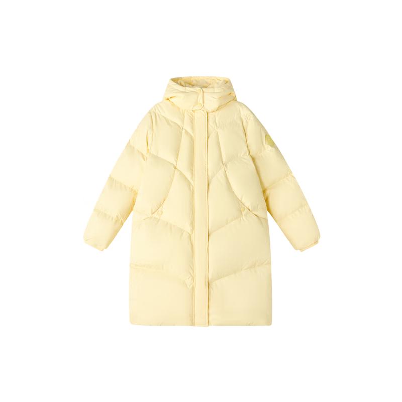 DEESHA Girl's Mid-length 3-Proof Hooded Winter Down Jacket