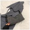 Casual denim dumpling bag women's new fashion versatile underarm bag simple shoulder crossbody bag