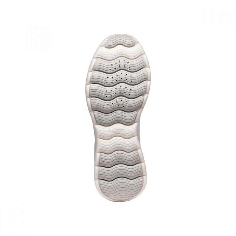 Geox Women Comfort Chunky Sneakers Exstos White 8gx1fa6s9s