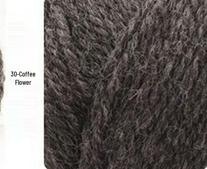 Alpaca Wool Medium-thick Yarn for Hand-knitted Men's and Women's Multi-color Hats, Scarves, and Coats.