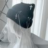 Subculture Headwear Y2K Cat Ear Hat Handmade Pullover Hat Punk Beanie Hat  Female Teens