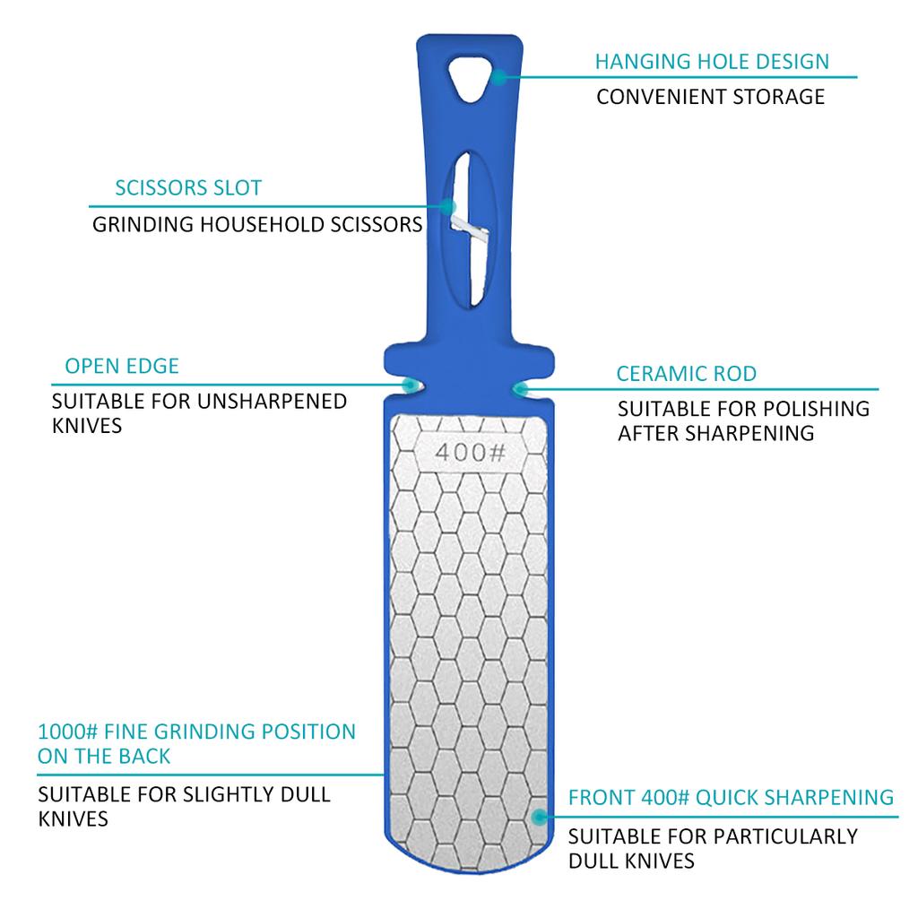 Emery Quick Sharpener Kitchen Sharpener Artifact Fine Double-sided Sharpener Sharpening Stone