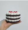 1pc Simulation Cake Model Strawberry Big Fruit Food Slow Rebound Pinch Music Soft Vent Decompression Toy Window Display Props